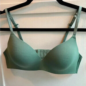 Auden Bra Womens 34C The Bliss Green Wireless
